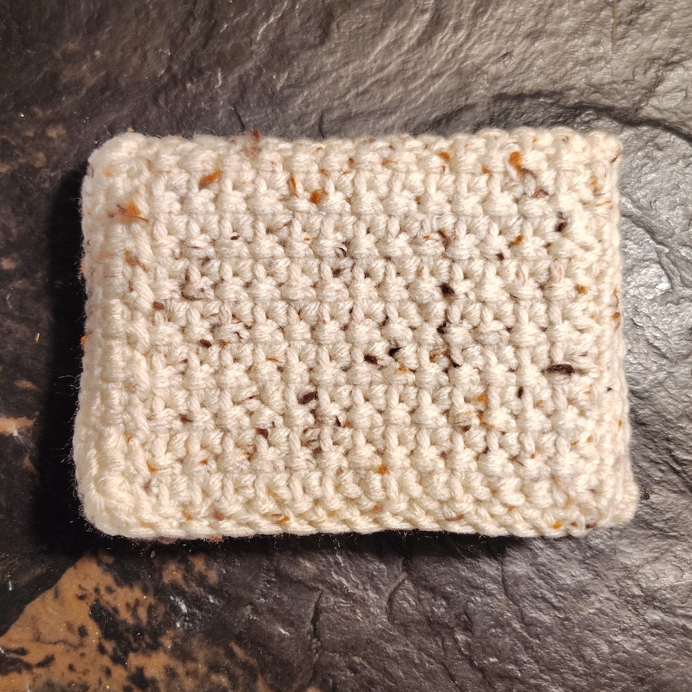 Handcrafted Cream Card Holder